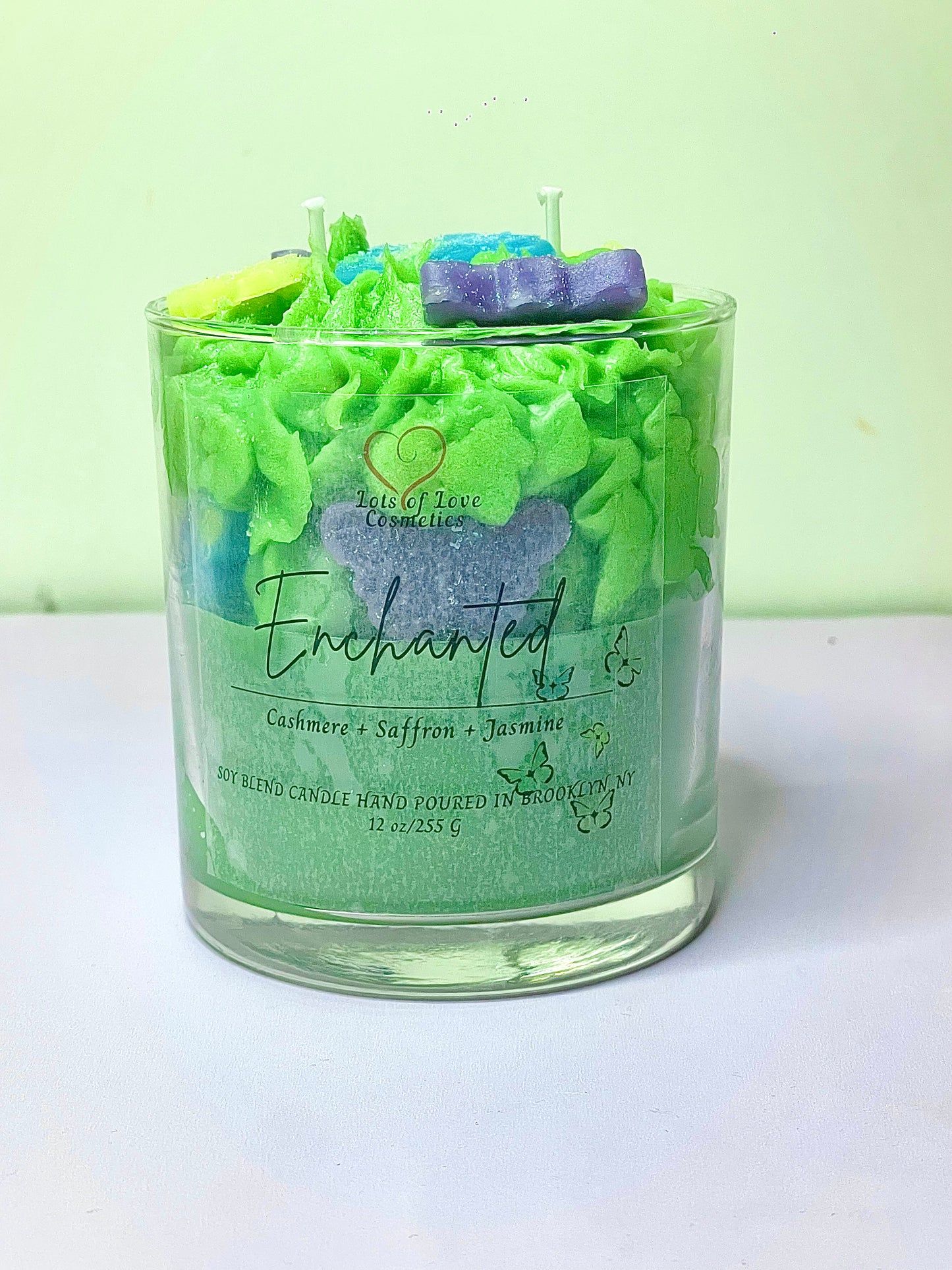 Enchanted Butterfly Dessert Candle